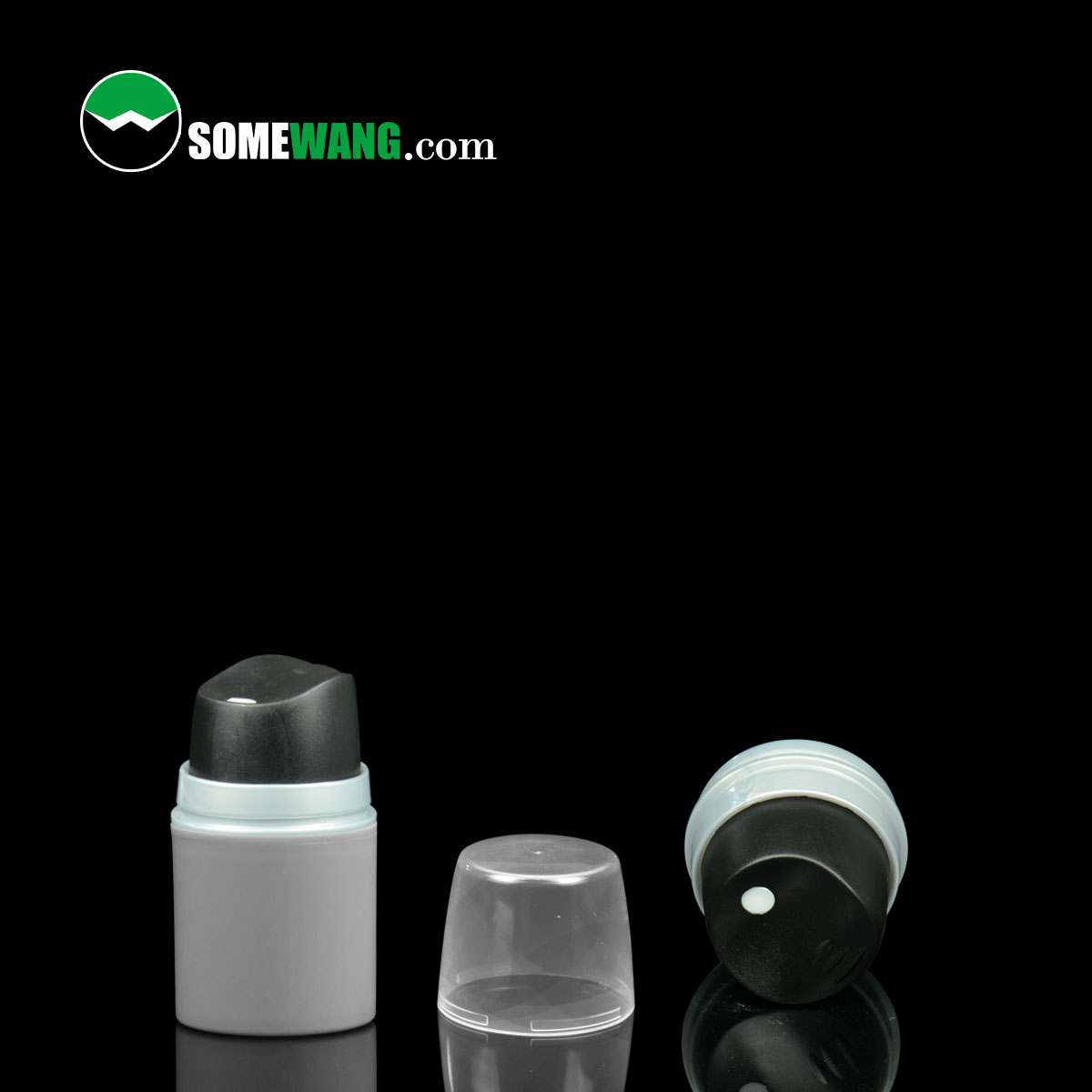 30ml anpassad färg PP luftlösa pumpflaskor för kosmetiska luftlösa flaskor Tom kosmetisk behållare