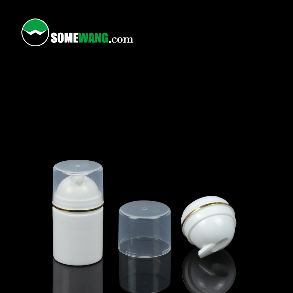 35ml ပလပ်စတစ် PP Airless Skin Care ခရင်မ်ဆေးရည် Pump Bottle