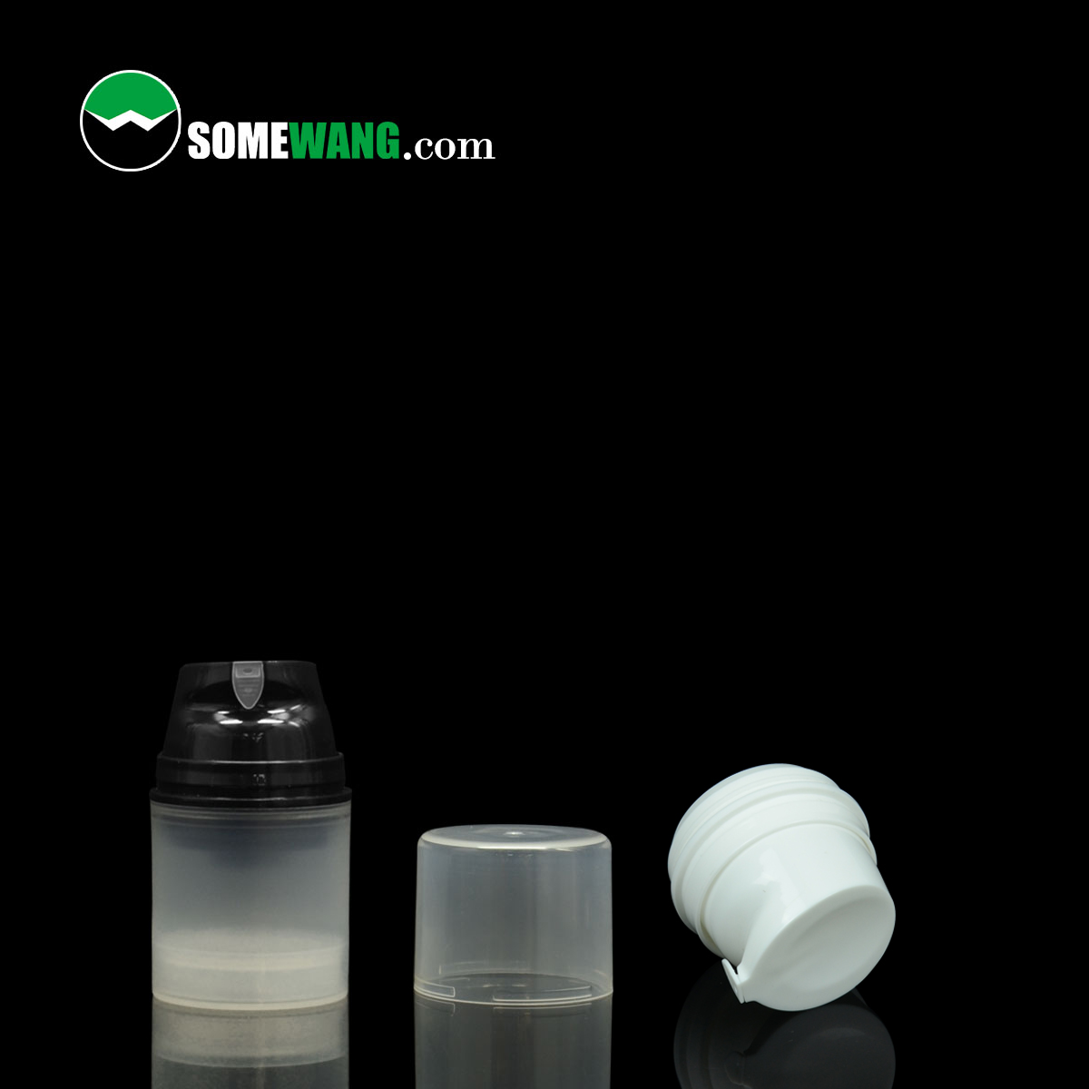 להתאמה אישית יוקרה ריק פלסטיק קצף בקבוק משאבת 30 מ"ל קוסמטיקה טיפוח עור הפנים בקבוק אוויר ללא אוויר עם משאבת תחליב
