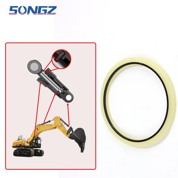 High Pressure PU Buffer Seal Ring HBY Seal Buffer Ring For Excavator
