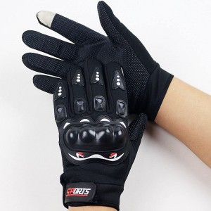 Customized Outdoor touch screen full finger protective racing Motos antislip motorcycle gloves