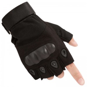 Goedkope groothandel tactische uitrusting Motorsport Combat Workout Halve vinger beschermende tactische handschoenen