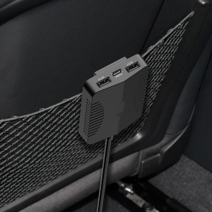 3-vratni USB avtomobilski polnilec Quick Charge QC3.0 4ft podaljšek za mobilni telefon Snemalnik vožnje Hitro polnjenje