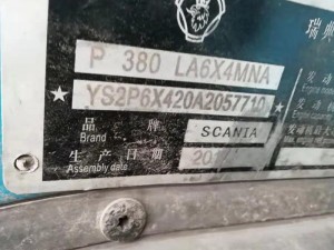 Scania P380 ir 10 gadus vecs
