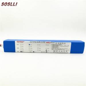 Reliable Supplier Polymer Battery Pack - 24V 18Ah 18650 rechargeable li-ion battery pack – Soslli