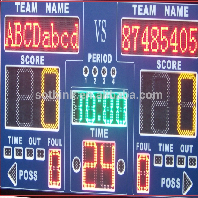Cheap factory price LED basketball futsal scoreboard