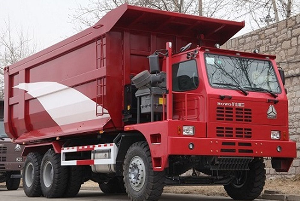 Mobil Bekas Sinotruk Howo Mining Dump Truck