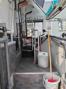 Autobús eléctrico puro, automóvil de pasajeros, Yu Tong Bus6128, automóvil usado
