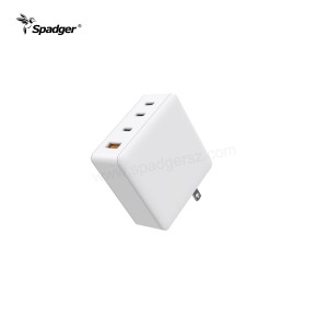 Power Adapter PD140W Foldable GaN Charger ຜະລິດຕະພັນໃຫມ່ 4 Ports Type-c USB Travel Charger 140W US UK EU AU Plug Foldable Wall Charger for laptop phone
