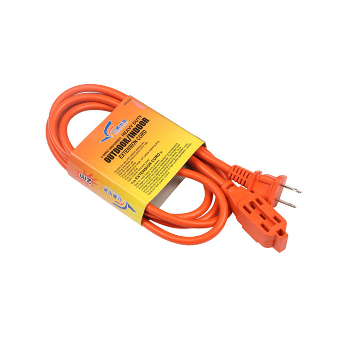 SD-670 2-core US outdoor power extension cord