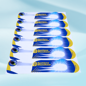 Benutzerdefinierte Heißsiegel-Einsatz-Druckpapier-Blister-Karte Zahnbürsten-Blister-Pappkarte