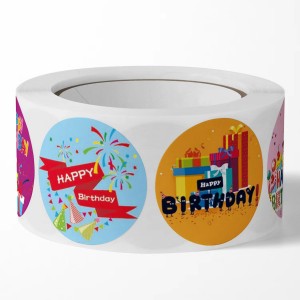 Wholesale Custom Logo Private Packaging Labels Printing Coated Paper Stickers