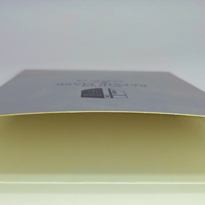 Personifiera Silver Card Box Ansiktsmask Kosmetika Boxes Lyxförpackning