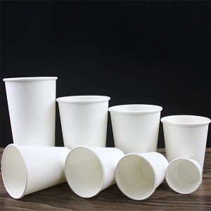 Nhà sản xuất Trung Quốc OEM In cốc giấy nhỏ dùng một lần Cà phê nóng 2,5 / 3 / 4,5 / 7/8/9/12/16 Cốc giấy OZ có logo