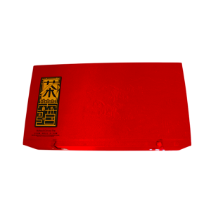 Caixa de presente de embalagem retangular de chá de papelão vermelho personalizada de fábrica com o melhor preço