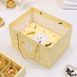 2022 China Food Grade Custom Size Cardboard Art Paper Gift Macaron Packaging Box For 6pcs