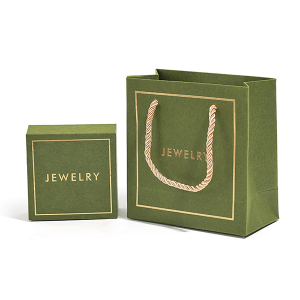 Hot Sale Custom Logo Printed Luxury Recycled Packaging Jewelry kraft Paper Bag
