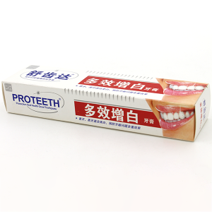Producent Kina Custom Printed Cardboard OEM tandbørste Tandpasta Papir Packaging Box