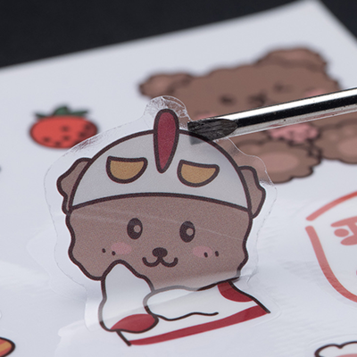 Imprimare personalizată Impermeabil Iregular Die Cut Cute Cartoon Sticker