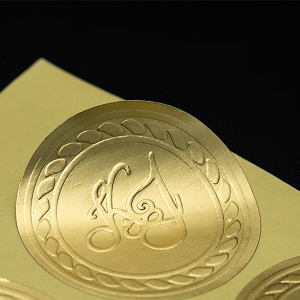 Custom na Mabilis na Pag-print ng Gold at Silver Foil Sticker para sa Mga Benta