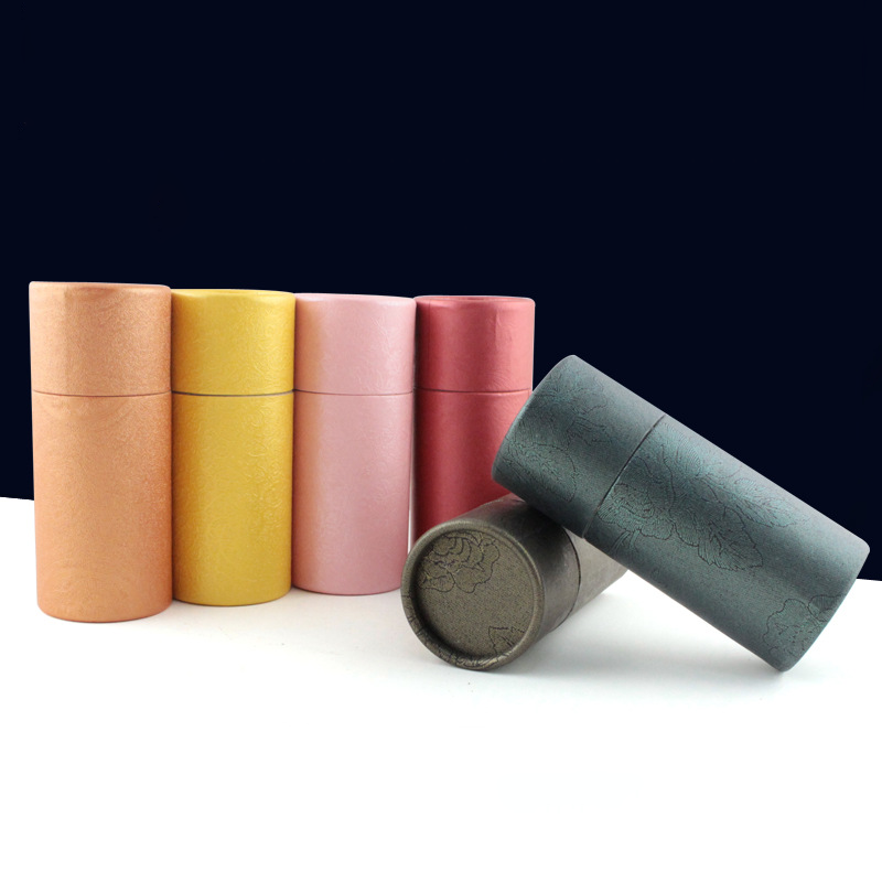 China Factory OEM Custom Facendo Papel Kraft redondo Tubos de papel de cartón para envases de cosméticos