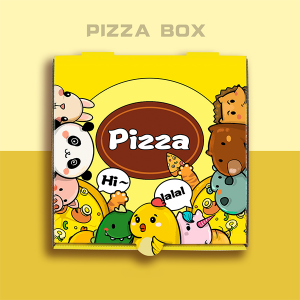 Goedkeape priis Sina Hege kwaliteit Groothandel Large Papier Takeaway Package 8 10 12 14 16 18 Inch White Pizza Boxes