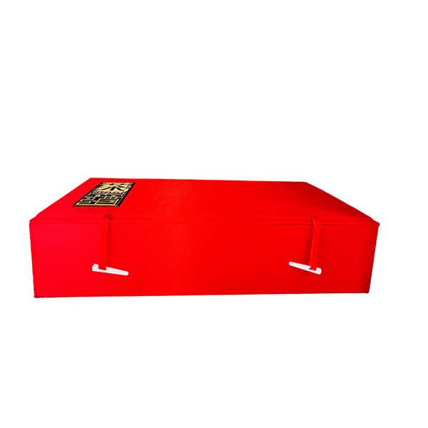 ქარხნული მორგებული წითელი მუყაოს ჩაის მართკუთხედის შესაფუთი სასაჩუქრე ყუთი საუკეთესო ფასით
