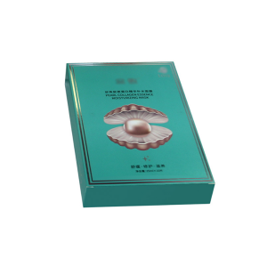 China Grousshandel Benotzerdefinéiert Beschichtete Pabeier Vollfaarf gedréckt Karton Gesiichtsmaske Hautfleeg Kosmetesch Verpackungsbox fir Gesiichtsmasken