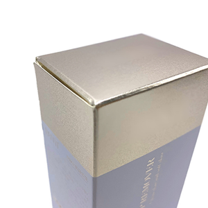 High-grade Silver Custom Printing Rigid Cleansing Milk Cosmetic Paper Packaging Box