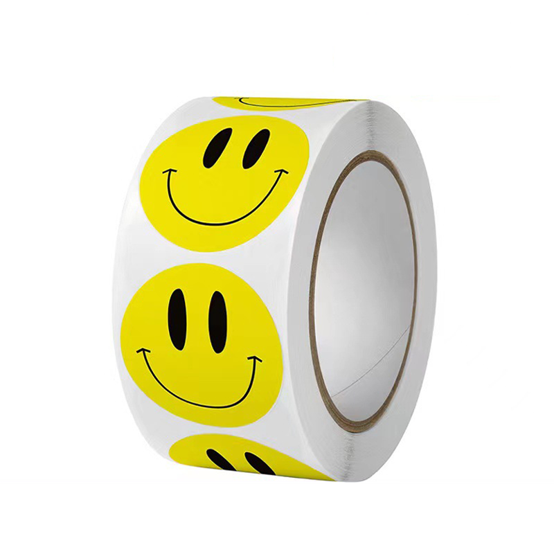 Lag luam wholesale New Design Creative Dot Cartoon Stickers Decorative Smiley Face Stickers for Student Daily