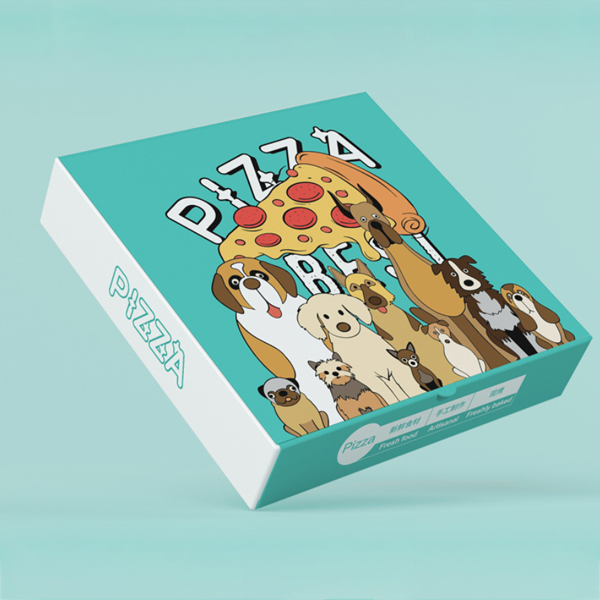 Logo personalizat Food OEM Factory 7/9/10/12 inch Cutie de hârtie ondulată pentru livrare pizza la pachet