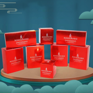 Logo Tersuai China Pembekal Kertas Ivory Red Square Salutan Uv Kotak Kosmetik Kotak Pembungkusan Krim Lipat untuk Solekan