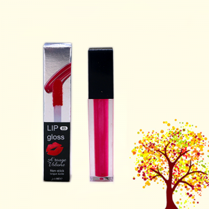 I-China Factory Eco-Friendly Lip Gloss Packaging Amabhokisi Okupakisha Esikhumba Amancane