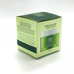 Cina Grosir Adat Méwah Bodas Karton Paper Box pikeun Skincare Kosmétik bungkusan Box