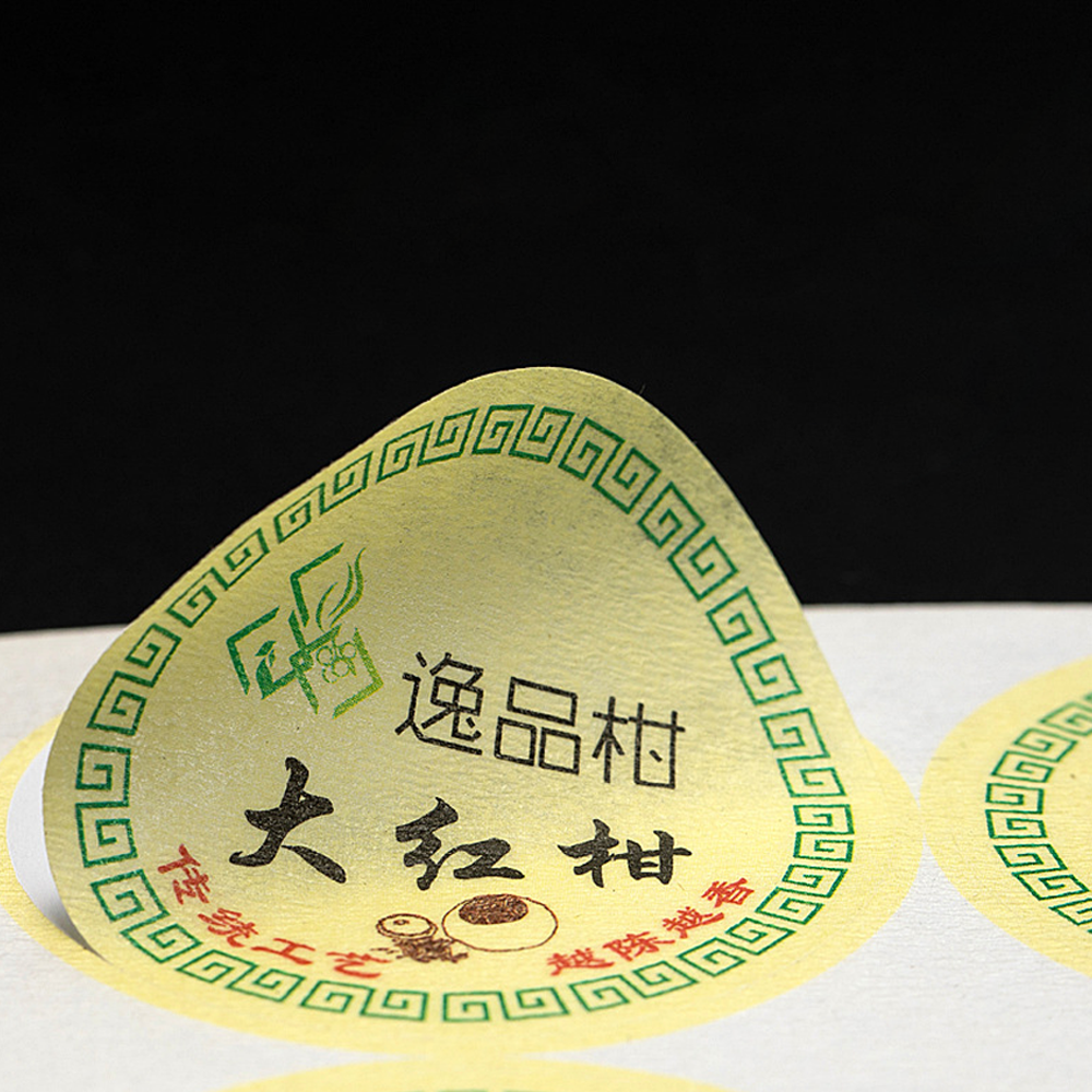 Custom nga Waterproof Masking Tape nga Self Adhesive Food Sticker