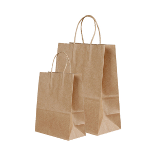 Individuell bedruckte weiße braune Kraftpapiertüten China Factory Craft Shopping Paper Bag mit Ihrem eigenen Logo