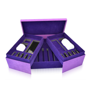 Лучшая цена для Китая Роскошная розовая бумажная картонная коробка Магнитная упаковка для губной помады для макияжа Подарочная косметическая коробка Лак для ногтей Пакет для хранения на заказ
