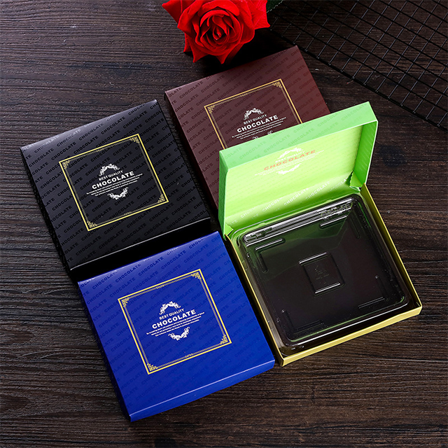 მორგებული დიზაინის ძვირადღირებული ქაღალდის სასაჩუქრე ყუთი შოკოლადის შესაფუთი ყუთი
