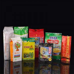 طراحی حرفه ای چین PA / Pet / PE / کرافت چاپ چند لایه بسته بندی کیسه ای درجه غذا