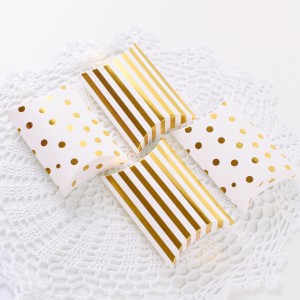 Mini Favor Kraft Pillow Mažos dovanų dėžutės, skirtos smulkiam verslui pakuoti