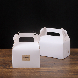 2022 Kina Veleprodaja jednokratne papirne kutije za kruh Prijenosna kutija za pakiranje keksa za torte