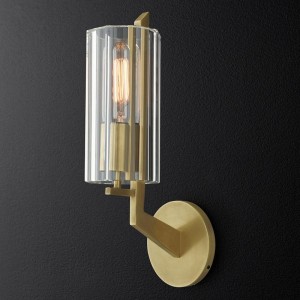 1 Light Vendome Wall Sconce in Burnished Brass SE001