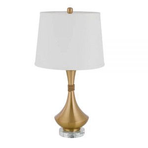 Modern brass finish table lamp TD-005