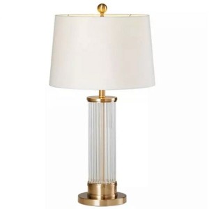 White glass table lamp TD-043