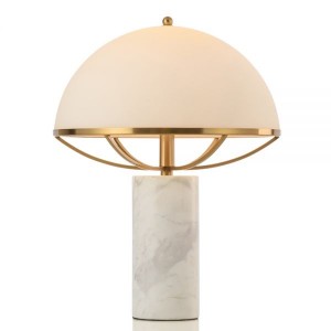 Marble glass shade table lamp  TD563
