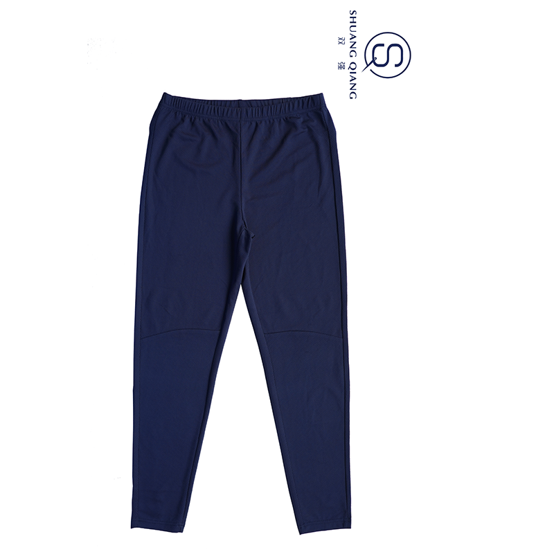 Dlhé nohavice s pletenou légou na mieru 100% polyester, hygroskopické a pot uvoľňujúce športové nohavice