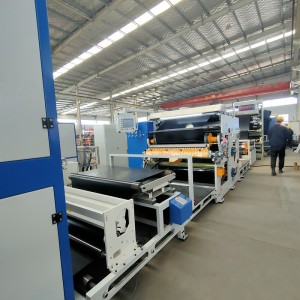 SR-UVC 100 täisautomaatne PVC-lindi UV-liimiga katmismasin