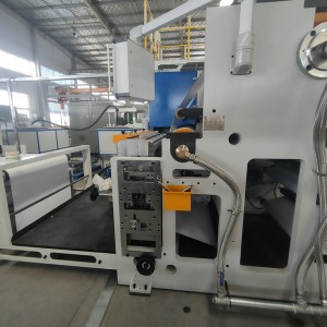 SR-UVC200 Folsleine automatyske harnas tape hot melt adhesive UV coating masine