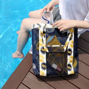 Korean version of travel shopping bag travel storage bag single shoulder large capacity beach bag multifunctional storage bag
