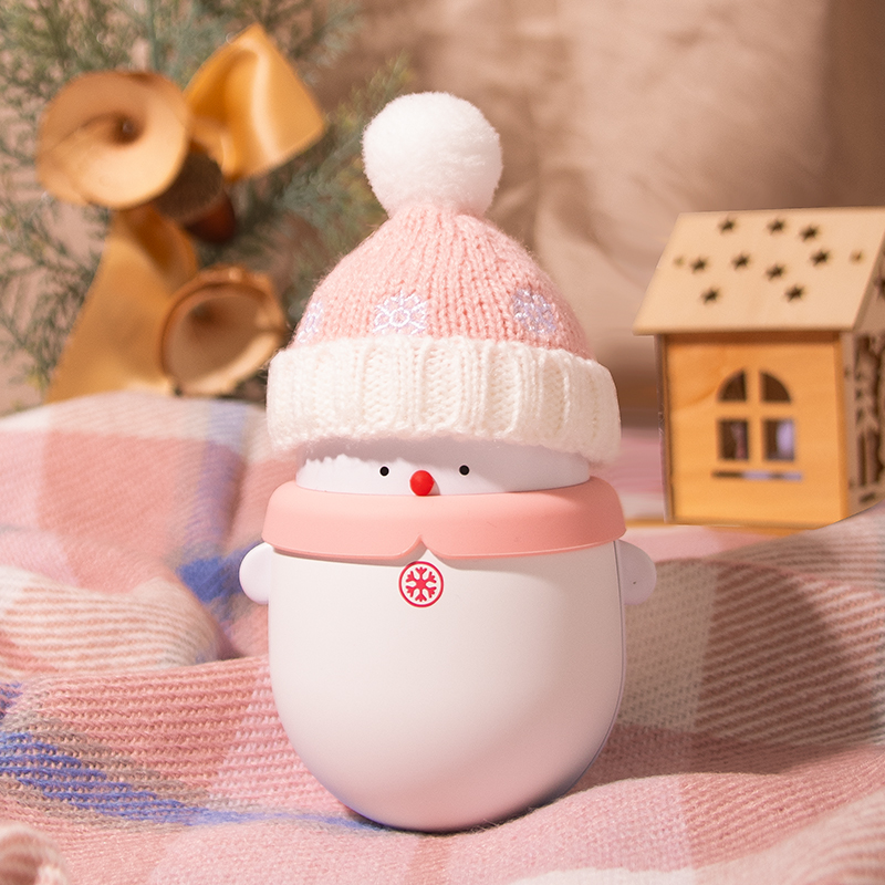 Mini Hand Warmer, Cute Snowman Rechargeable Warm Handbags, Portable Electric Heater